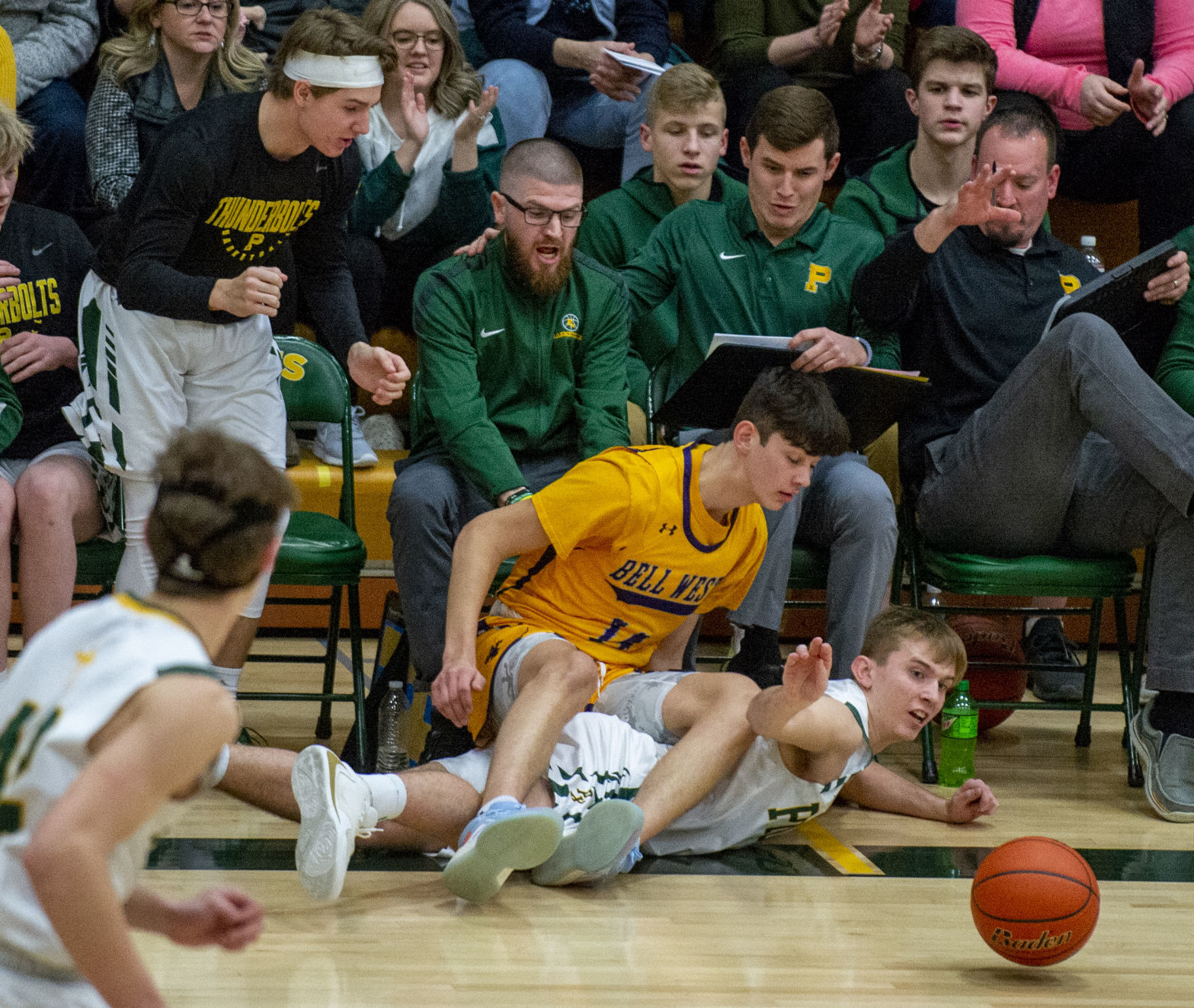 Bellevue West vs. Lincoln Pius X Basketball, 1.16
